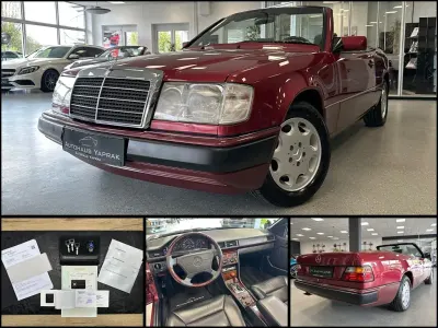 Gebraucht Mercedes E300 220 PS (161 kW) 1993 Almandinrot (metallic) Cabrio