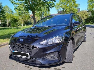 Brugt Ford Focus ST-Line 125 HK (91 kW) 2020 Sort Stationcar