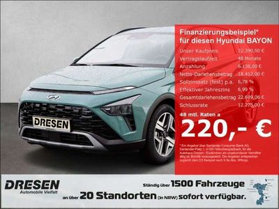 gebraucht Hyundai Bayon 1.0 T-Gdi (120PS) 48V Prime Navi SHZ Kamera Android