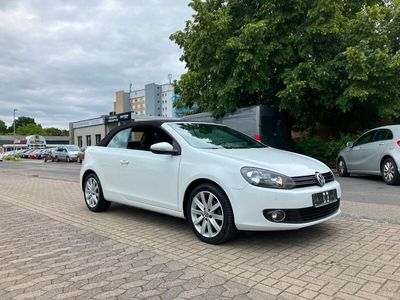 gebraucht VW Golf Cabriolet TDI-Klima-PDC-Alacantara Leder-17 Zoll Alu