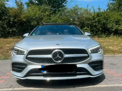 Gebraucht Mercedes CLA200 AMG line 150 PS (110 kW) 2022 Silber Coupé