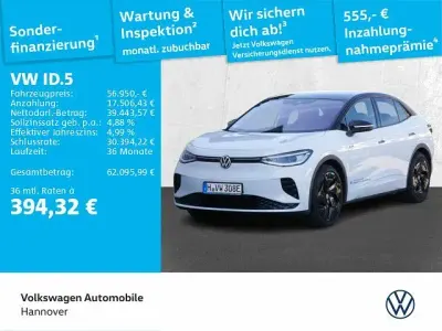 Brugt VW ID.5 GTX 250 kW (340 HK) 2025 Hvid SUV