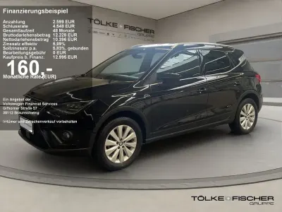 Gebraucht Seat Arona XCELLENCE 90 PS (66 kW) 2021 Schwarz SUV