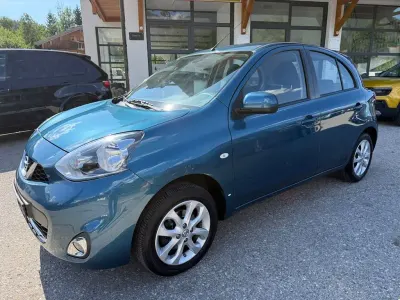 Gebraucht Nissan Micra Acenta 80 PS (58 kW) 2015 Grün Kleinwagen