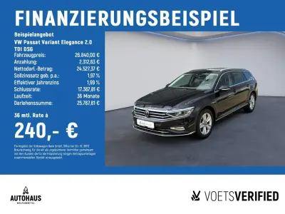 Gebraucht VW Passat Elegance 200 PS (147 kW) 2023 Schwarz Kombi