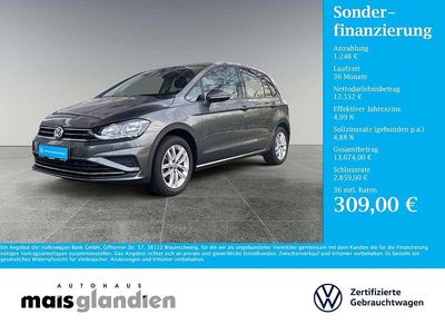 Gebraucht VW Golf Sportsvan Comfortline 110 PS (80 kW) 2018 Indiumgrau metallic Van / Kleinbus