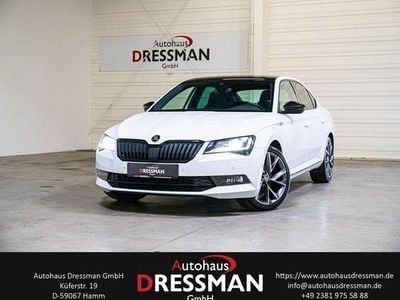Moonweiss metallic Gebraucht 2017 Skoda Superb SportLine Limousine | 20.456 € (Fairer Preis)