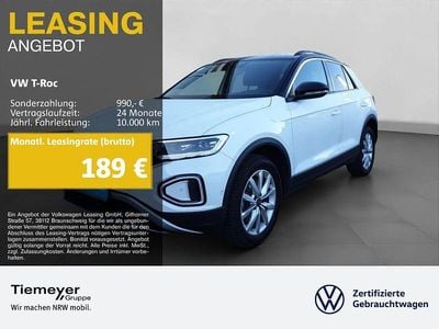 Gebraucht VW T-Roc IQ Drive 150 PS (110 kW) 2025 Weiß SUV