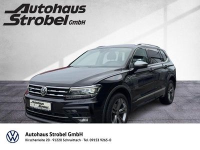 Gebraucht VW Tiguan Allspace Highline 150 PS (110 kW) 2021 Deep black perleffekt (metallic) SUV