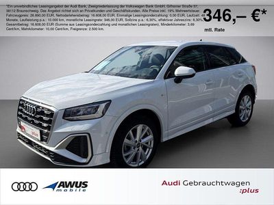 Gebraucht Audi Q2 S-Line 150 PS (110 kW) 2022 Weiss / gletscherweiss (metallic) SUV