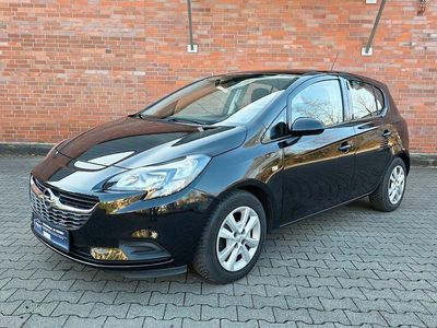 Gebraucht Opel Corsa Edition 90 PS (66 kW) 2017 Schwarz Kleinwagen