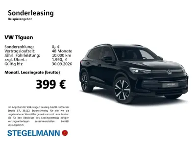 Neu VW Tiguan Life 150 PS (110 kW) 2026 Schwarz SUV