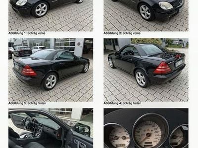 Gebraucht Mercedes SLK200 163 PS (119 kW) 2003 Schwarz Cabrio