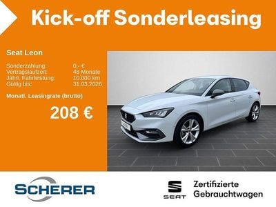 Gebraucht Seat Leon FR 150 PS (110 kW) 2025 Glacial weiß metallic (metallic) Limousine
