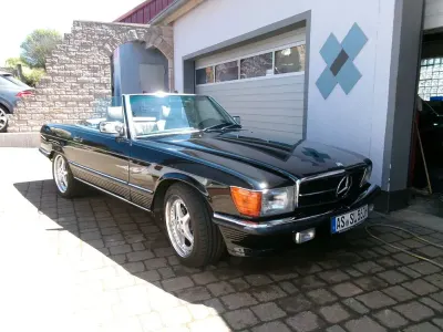 Gebraucht Mercedes 560 222 PS (163 kW) 1986 Schwarz Cabrio