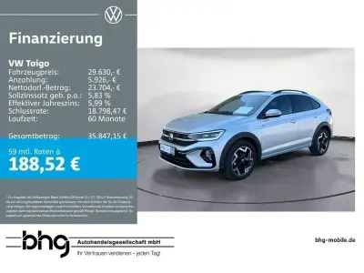 Gebraucht VW Taigo R-line 150 PS (110 kW) 2025 Silber SUV