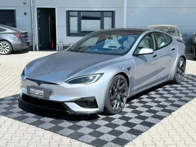 Brugt Tesla Model S Plaid 759 kW (1033 HK) 2026 Sølv Hatchback
