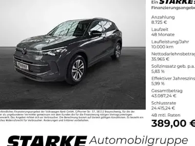 Neu VW Tiguan 150 PS (110 kW) 2026 Grau (delfingrau metallic) SUV