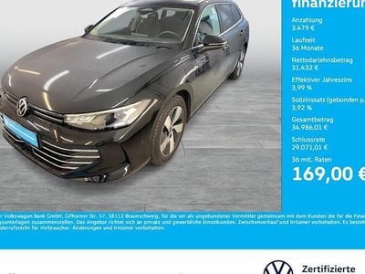 Gebraucht VW Passat Business 204 PS (150 kW) 2025 Schwarz Kombi