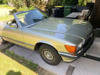 Gebraucht Mercedes SL280 185 PS (136 kW) 1981 Grün Cabrio