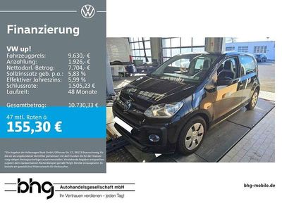 Gebraucht VW up! high up! 90 PS (66 kW) 2017 Schwarz Kleinwagen