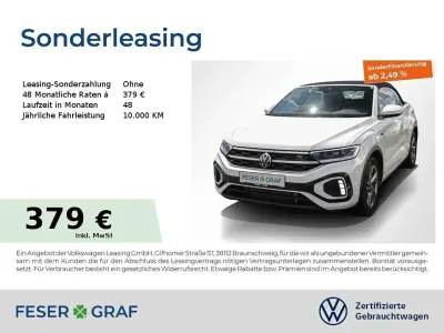 Gebraucht VW T-Roc Cabriolet R-line 150 PS (110 kW) 2025 Pure white Cabrio