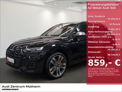 gebraucht Audi SQ5 Allrad HUD Luftfederung AD AHK-klappbar Panorama Navi digitales Cockpit Memory Sitze