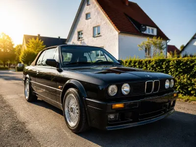 Gebraucht BMW 325 Cabriolet M Sport 170 PS (125 kW) 1992 Schwarz Cabrio