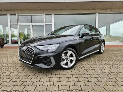 Używany Audi A3 S-Line 116 KM (85 kW) 2022 Czarny Sedan/Limuzyna