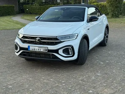 Brugt VW T-Roc Cabriolet R-line 150 HK (110 kW) 2025 Hvid Cabriolet