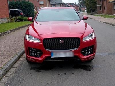 Gebraucht Jaguar F-Pace R-Sport 179 PS (131 kW) 2017 Rot SUV