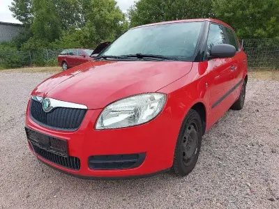 Gebraucht Skoda Fabia 60 PS (44 kW) 2008 Rot Kleinwagen