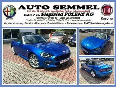 Usata Fiat 124 Spider Lusso 140 CV (102 kW) 2017 Blu Cabrio