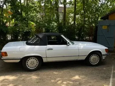 Gebraucht Mercedes SL420 204 PS (150 kW) 1986 Weiß Cabrio