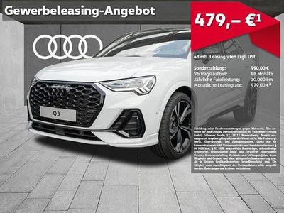 Gebraucht Audi Q3 Sportback S-Line 150 PS (110 kW) 2025 Gletscherweiß metallic SUV