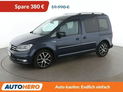 Gebraucht VW Caddy Highline 102 PS (75 kW) 2017 Blau Van / Kleinbus