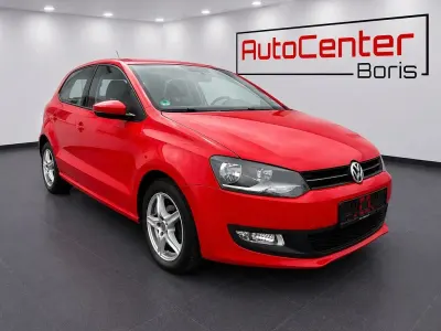 Gebraucht VW Polo Comfortline 90 PS (66 kW) 2009 Flashrot Kleinwagen