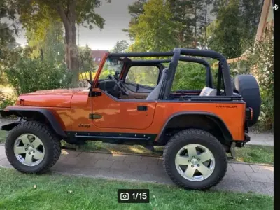 Gebraucht Jeep Wrangler 178 PS (130 kW) 1994 Orange SUV