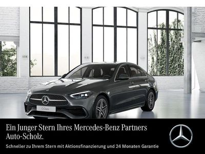 Grau Gebraucht 2024 Mercedes C220 AMG Limousine | 42.372 € (Etwas zu teuer)