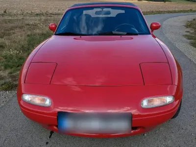 Gebraucht Mazda MX5 115 PS (84 kW) 1993 Rot Cabrio