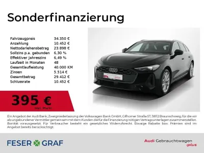 Gebraucht Audi A5 Business 150 PS (110 kW) 2025 Mythosschwarz metallic Kombi