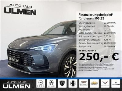 Neu MG ZS Luxury 197 PS (144 kW) 2025 Grau Limousine