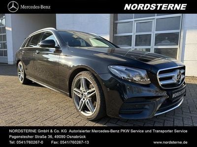 Schwarz Gebraucht 2018 Mercedes E220 AMG Kombi | 23.888 € (Fairer Preis)