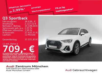 Gebraucht Audi Q3 S-Line 245 PS (180 kW) 2022 Gletscherweiß metallic SUV