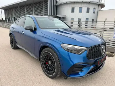 Nowe Mercedes GLC43 AMG AMG 421 KM (309 kW) 2026 Niebieski Coupe