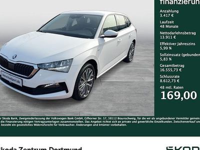 Gebraucht Skoda Scala Tour 110 PS (80 kW) 2023 Weiß Kleinwagen