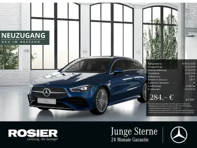 Begagnad Mercedes CLA250e Shooting Brake Advanced Plus 163 HK (119 kW) 2025 Blå Kombi