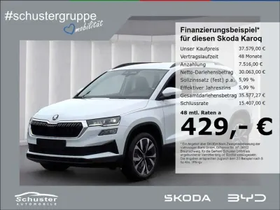 Neu Skoda Karoq 150 PS (110 kW) 2026 Moonweiss metallic SUV