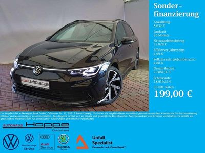 Gebraucht VW Golf VIII R-line 131 PS (96 kW) 2024 Schwarz Kombi