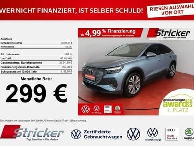 Gebraucht Audi Q4 Sportback e-tron Comfort 150 kW (204 PS) 2022 Geysirblau metallic SUV